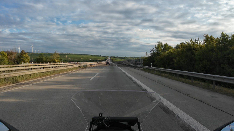 Autobahnbrücke bei Alzey auf der A63