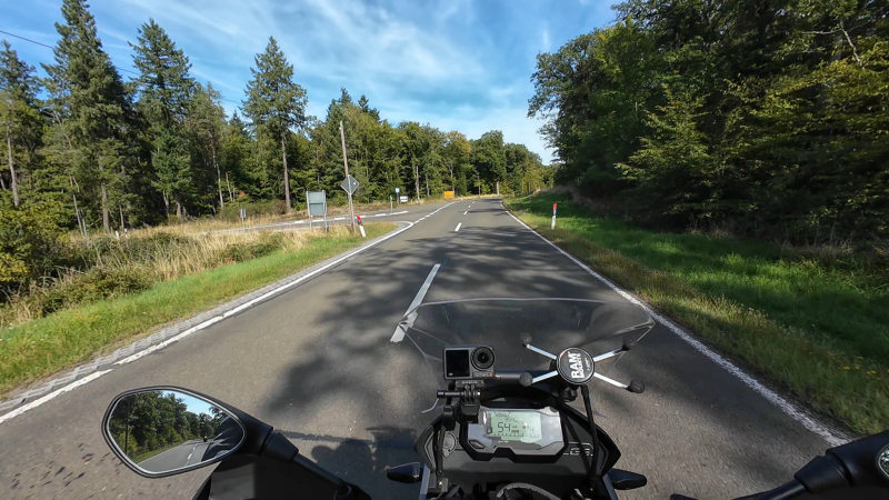 Die L386 vom Bastenhaus in Richtung Kirchheimbolanden