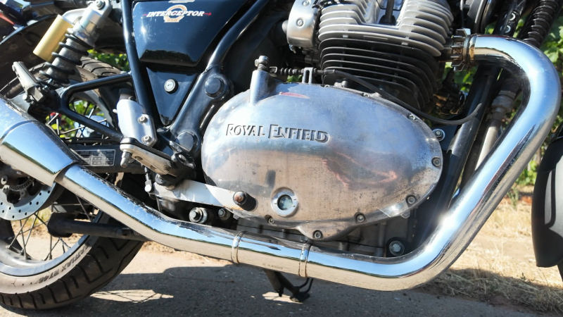 Der Zweizylinder-Motor der Interceptor 650