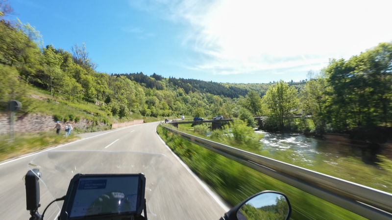 Das Taubertal - ideal für Motorrad fahren