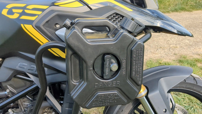 Reserverkanister als Sturzprävention