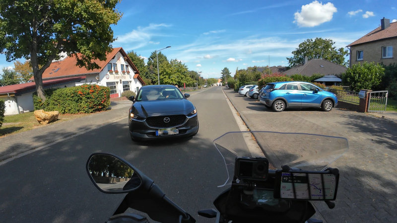 Fast Unfall: Vom Autofahrer übersehen