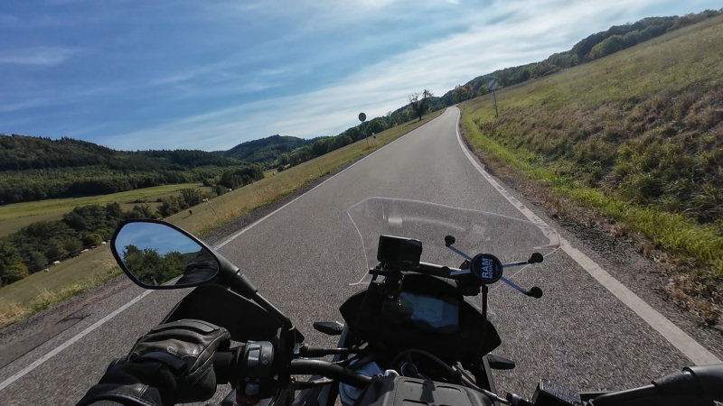 Die K37 in Richtung Falkenstein