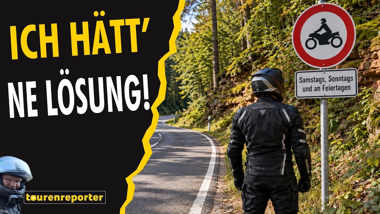 Das Schild weiß nicht, wie ich fahre 🏍️ – Motorrad-Streckensperrungen