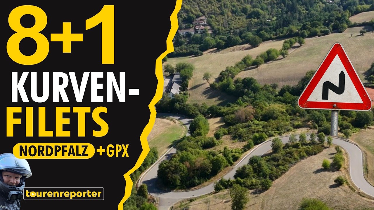 8 + 1 Kurven-Filets der Nordpfalz, die du fahren MUSST 🏍️ Tour mit GPX