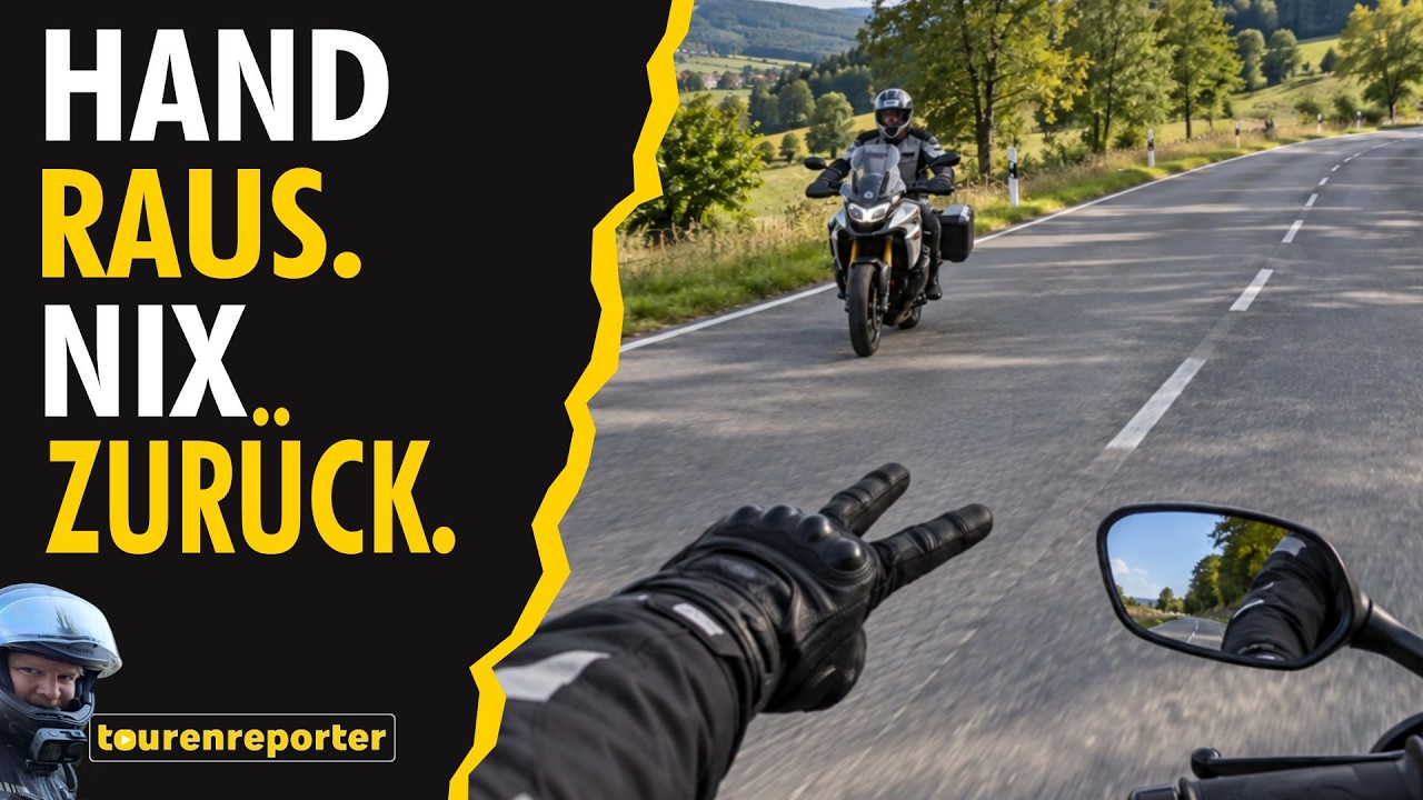 Stirbt der Motorradgruß aus? ✌️ Was sich verändert hat 🏍️